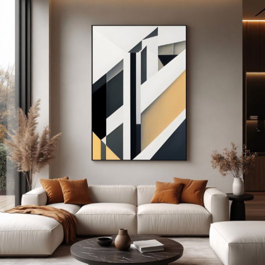 Fragmentierte Bereiche Poster