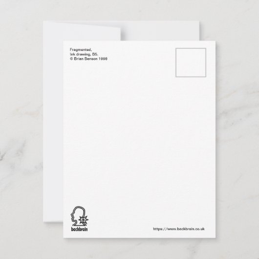 fragmentierte Flachkarte (Rückseite)