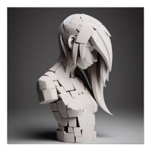 Fragmentierte Gelassenheit Poster