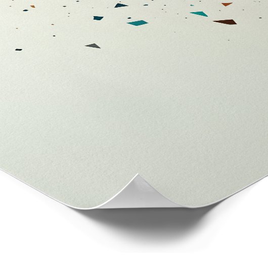 Fragmentierte Identity Poster Abstrakte Wall Art (Ecke)