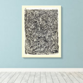 Fragmentierte Leinwand (Insitu (Holzboden))