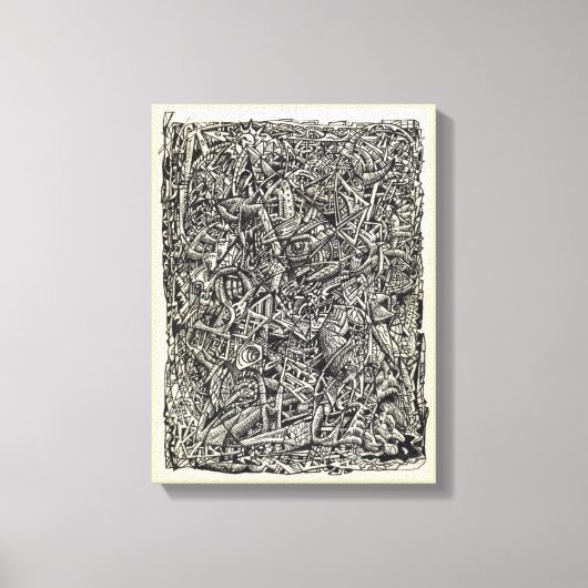 Fragmentierte Leinwand (Vorderseite)