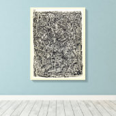 Fragmentierte Leinwand (Insitu (Holzboden))