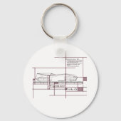 Fragmentierte Realität - architektonischer Ausdruc Schlüsselanhänger (Vorderseite)