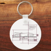 Fragmentierte Realität - architektonischer Ausdruc Schlüsselanhänger (Vorderseite)