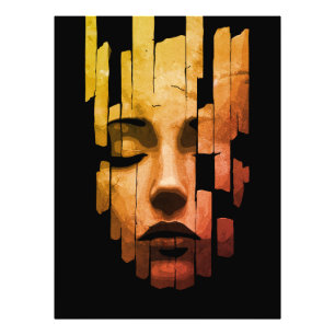 Fragmentierte Serenität - surreales digitales Port Fotodruck