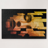 Fragmentierte Serenität - surreales digitales Port Puzzle (Horizontal)