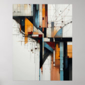 Fragmentierte Stadt Poster (Vorne)