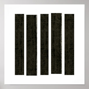 "Fragmentierte Verzweiflung" Moderne abstrakt von  Poster