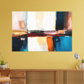 Fragmentierter Horizont Leinwanddruck (Insitu (Wohnzimmer))