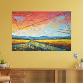 fragmentierter Horizont Leinwanddruck (Insitu (Wohnzimmer))