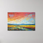 fragmentierter Horizont Leinwanddruck (Vorderseite)