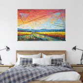 fragmentierter Horizont Leinwanddruck (Insitu (Schlafzimmer))