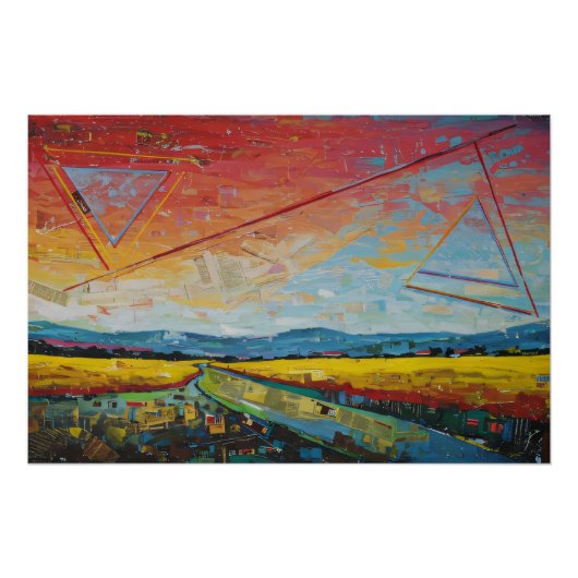 fragmentierter Horizont Poster (Vorderseite)
