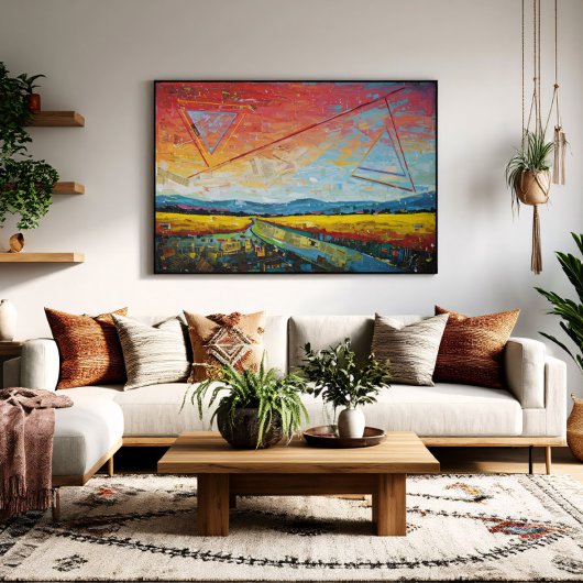 fragmentierter Horizont Poster