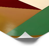 Fragmentierter surrealer Kubismus Poster (Ecke)