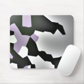 "Fragmentierter Traum" Digitale Abstrakte Kunst Mousepad (Mit Mouse)