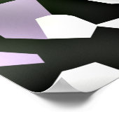 "Fragmentierter Traum" Digitale Abstrakte Kunst Poster (Ecke)
