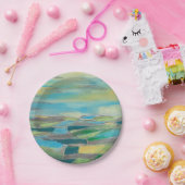 fragmentiertes Feld I Pappteller (Party)