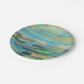 fragmentiertes Feld I Pappteller (Schrägansicht)