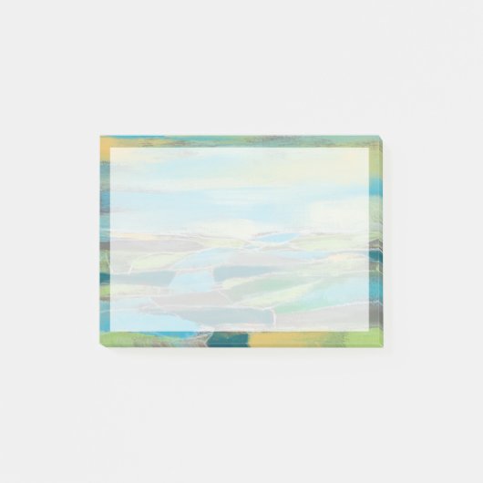 fragmentiertes Feld I Post-it Klebezettel (Vorderseite)