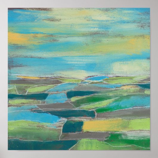 fragmentiertes Feld I Poster (Vorne)