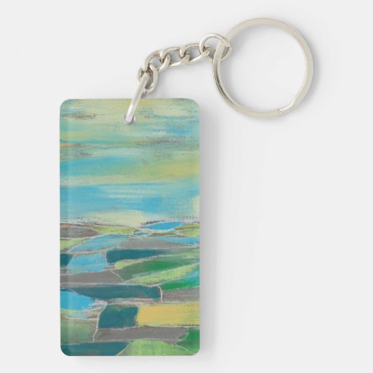 fragmentiertes Feld I Schlüsselanhänger (Rückseite)