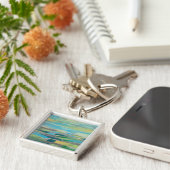 fragmentiertes Feld I Schlüsselanhänger (Seite)