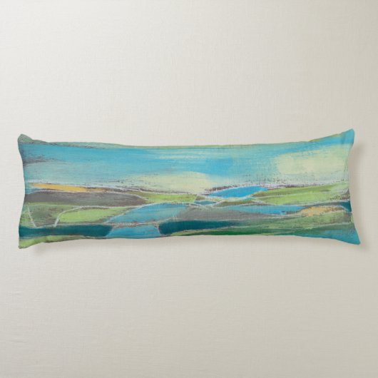 fragmentiertes Feld I Seitenschläferkissen (Rückseite)