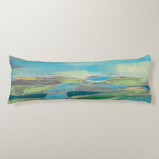 fragmentiertes Feld I Seitenschläferkissen (Vorderseite)