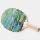 fragmentiertes Feld I Tischtennis Schläger (Seitenansicht)