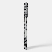 Fragmentiertes Zahlenmuster Case-Mate iPhone Hülle (Rückseite / Rechts)