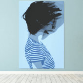 Fragmentierung Leinwanddruck (Insitu (Holzboden))