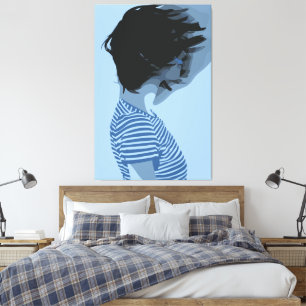 Fragmentierung Leinwanddruck