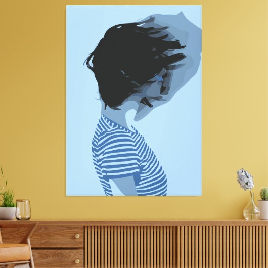 Fragmentierung Leinwanddruck (Insitu (Wohnzimmer))