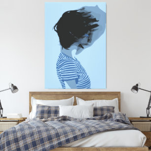 Fragmentierung Leinwanddruck