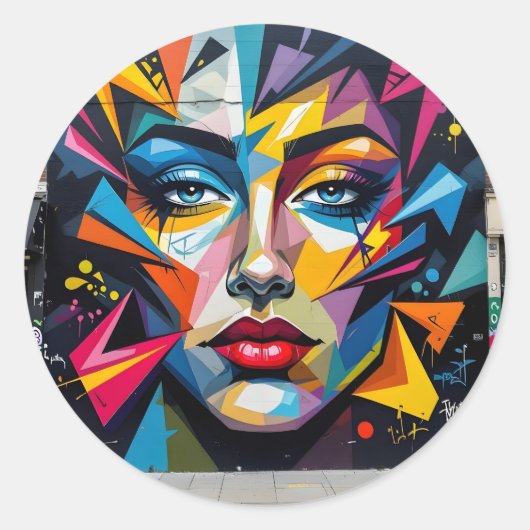 Fragments Of Identity -  Runder Aufkleber (Vorderseite)