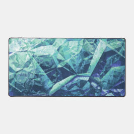 fragments of memories - cobalt and mint :  schreibtischunterlage