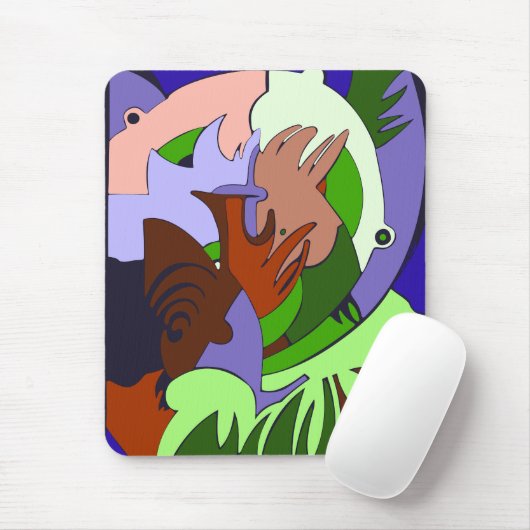 Fragments of Time Mousepad (Mit Mouse)