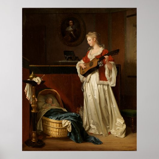Fragonard & Gérard Sleeping Child Art Print Poster (Vorne)