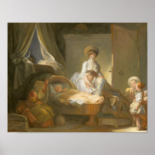 Fragonard Portrait - Jean-Honoré Fragonard Poster