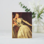 Fragonard Stolen Kiss Postcard Postkarte (Stehend Vorderseite)