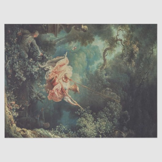 Fragonard's Das Schwingen-Debutt Seidenpapier (Vorderseite)