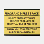 FRAGRANCE-FREE SPACE Door Mat Fußmatte (Vorderseite)