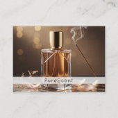 Fragrance Shop Visiting Card QR Code Perfume Brand Visitenkarte (Vorderseite)