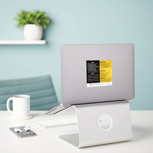 Fragranced Consumer Products - Primary Pollutants  Aufkleber (Laptop auf Schreibtisch)