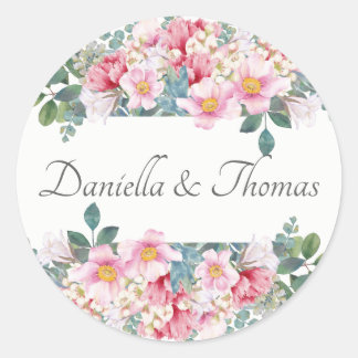Fragrant Garden Wedding Aufkleber