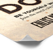 Frag's Tell Poster (Ecke)