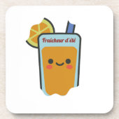 Fraîcheur d'été getränkeuntersetzer (Vorderseite)