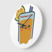 Fraîcheur d'été große wanduhr (Winkel)